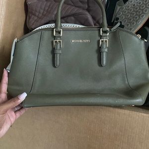 Olive green Michael kors bag